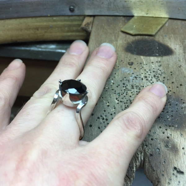 Adea - Bague black spinel