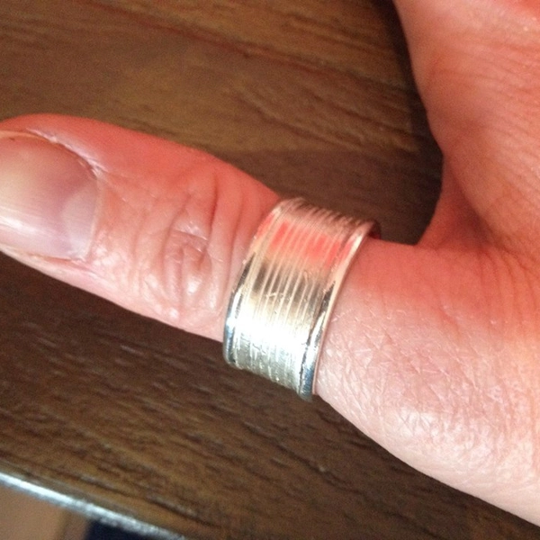 Bague de pouce d'inspiration médiévale