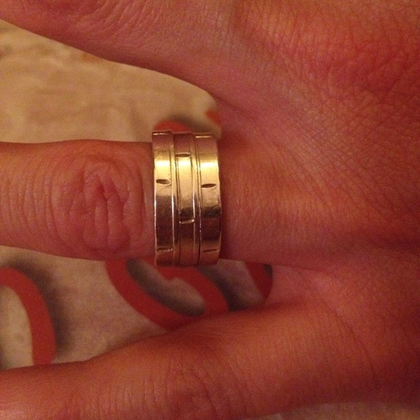 Bague trompe-l'oeil 3 anneaux