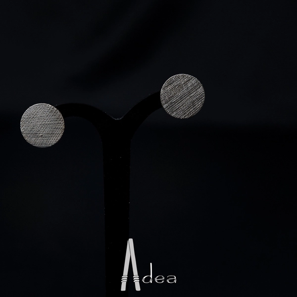 clous d'oreilles - simple rond brossé 