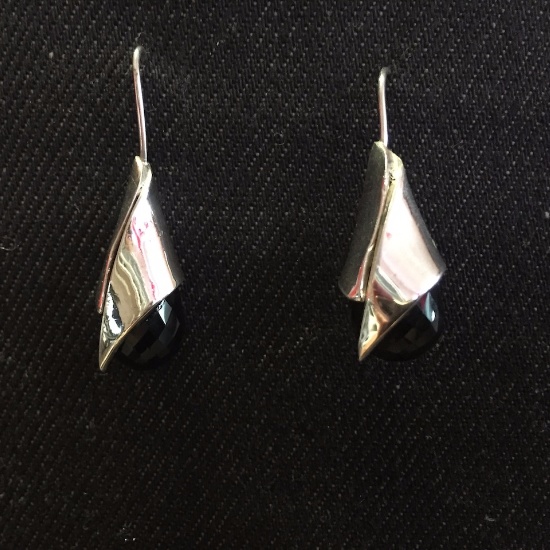 Boucles d'oreilles avec quartz