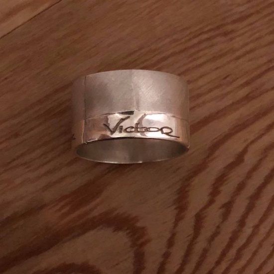 Adea - Bague personnalisée brossée et polie