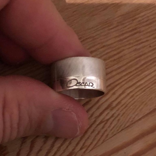 Adea - Bague personnalisée brossée et polie