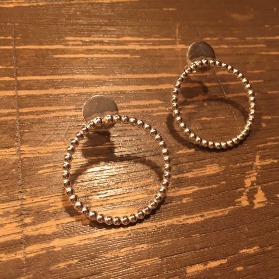 Adea - Boucles d'oreilles fil perlé