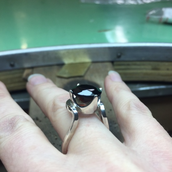 Adea - Bague black spinel
