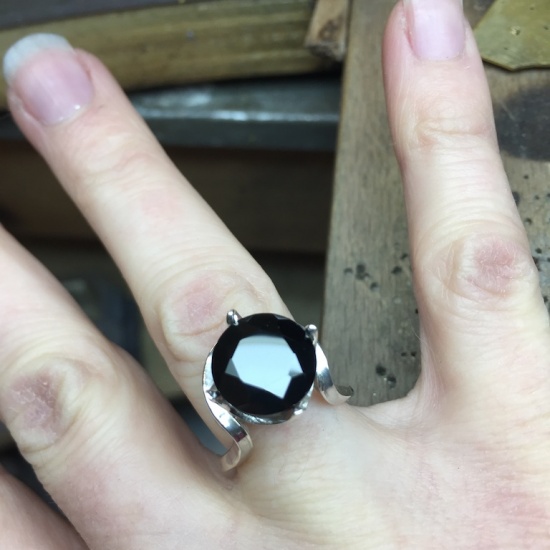 Adea - Bague black spinel