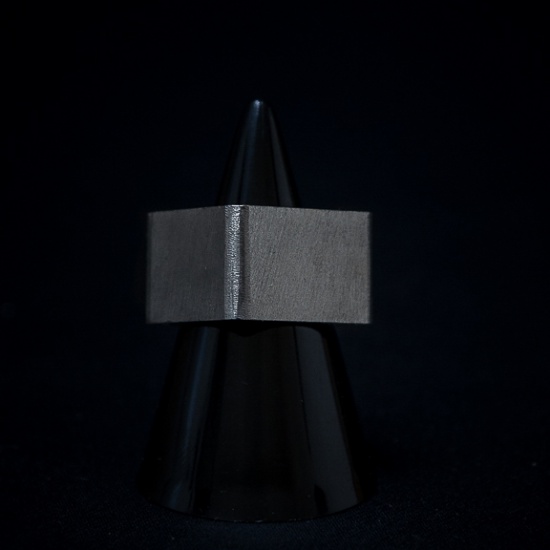 Bague carrée mat