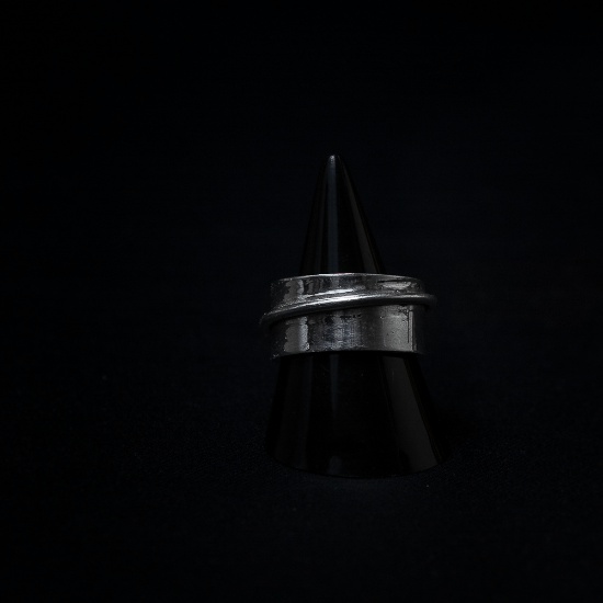 bague ligne tombante