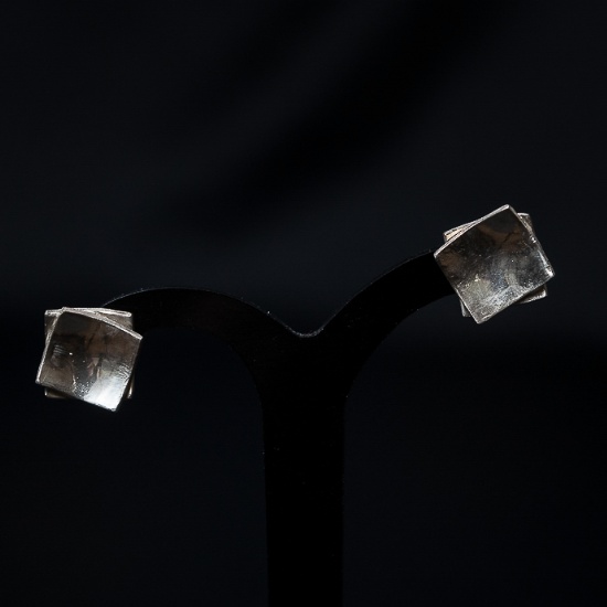 BO 2 carrés l'un sur l'autre en décalés, brillants