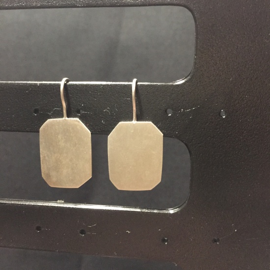 Boucles d'oreilles octogone